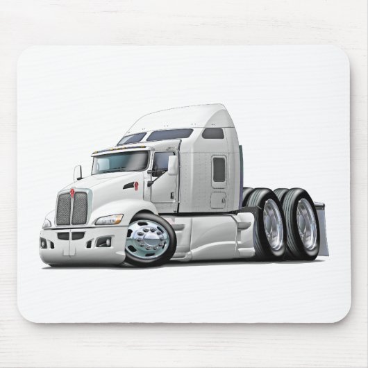 Kenworth 660 White Truck Muismat (Voorkant)