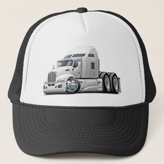 Kenworth 660 White Truck Trucker Pet (Voorkant)