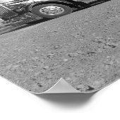 Kenworth A Model Livestock Hauler (zwart-wit) Poster (Hoek)