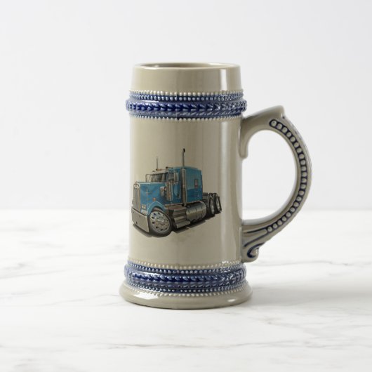 Kenworth met 900 Lt Blue Truck Bierpul (Rechts)