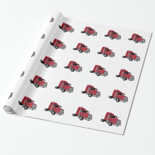 Kenworth Tractor Cadeaupapier (Uitgerold)