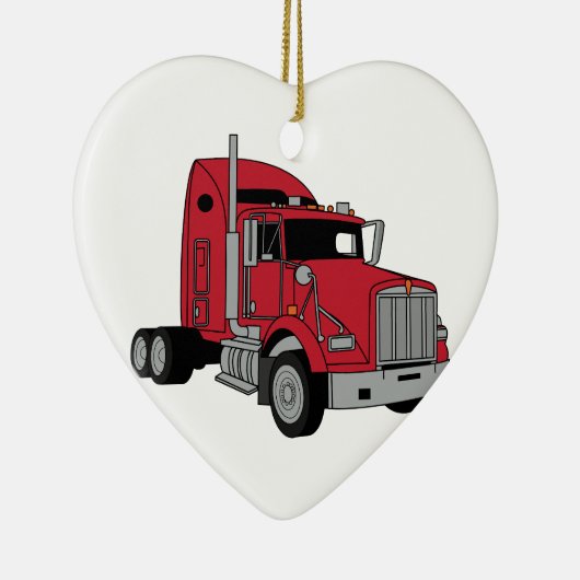 Kenworth Tractor Keramisch Ornament (Rechts)
