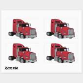 Kenworth Tractor Rechthoekige Sticker (Vel)