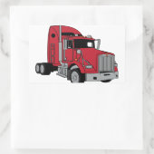 Kenworth Tractor Rechthoekige Sticker (Tas)
