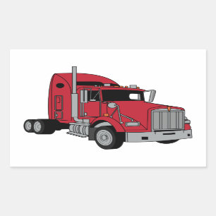 Kenworth Tractor Rechthoekige Sticker