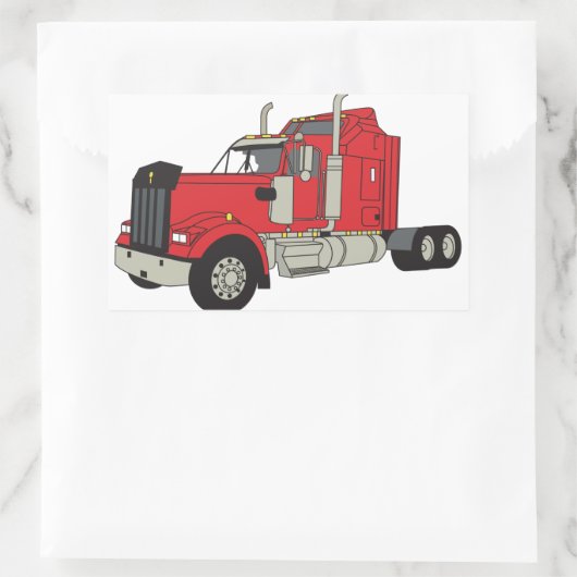 Kenworth Tractor Rechthoekige Sticker (Tas)