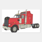 Kenworth Tractor Rechthoekige Sticker (Voorkant)