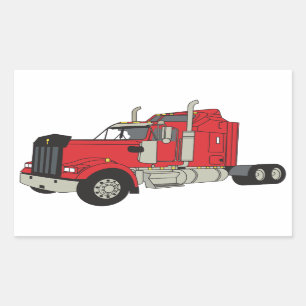 Kenworth Tractor Rechthoekige Sticker