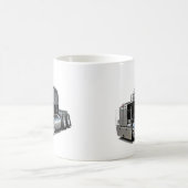 Kenworth w900 Black Truck Koffiemok (Center)