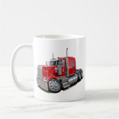Kenworth w900 Red Truck Koffiemok (Links)