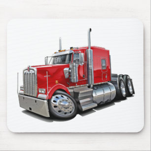 Kenworth w900 Red Truck Muismat