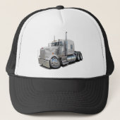 Kenworth w900 White Truck Trucker Pet (Voorkant)