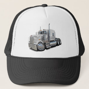 Kenworth w900 White Truck Trucker Pet