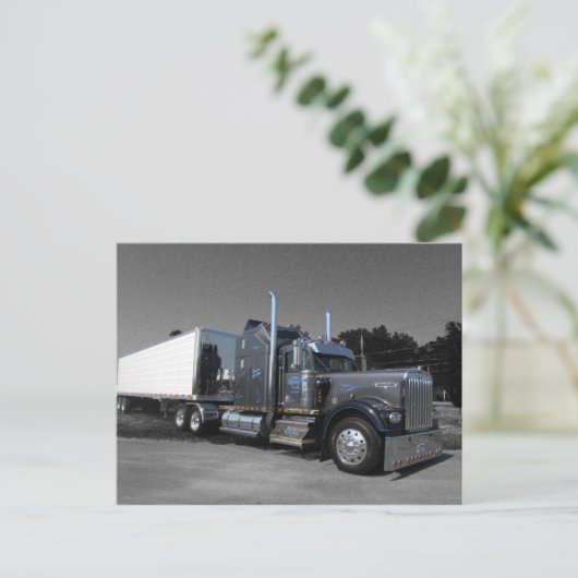 Kenworth W900A Aero #1 Briefkaart (Staand voorkant)