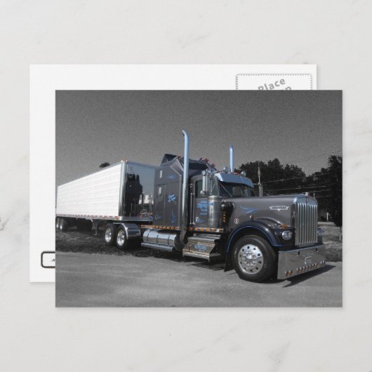 Kenworth W900A Aero #1 Briefkaart (Voorkant / Achterkant)