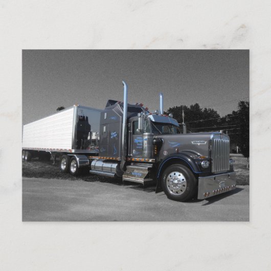 Kenworth W900A Aero #1 Briefkaart (Voorkant)
