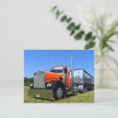 Kenworth W900A Dumper Briefkaart (Staand voorkant)