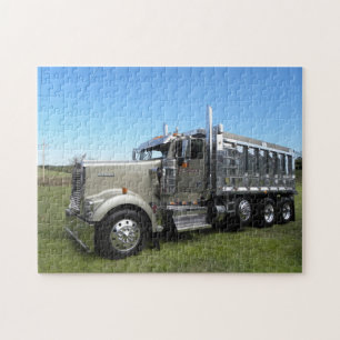 Kenworth W900L Dumper Puzzle Legpuzzel