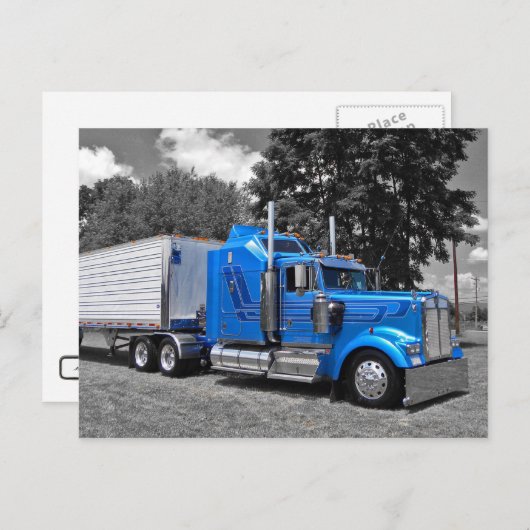 Kenwroth W900L blauw Briefkaart (Voorkant / Achterkant)