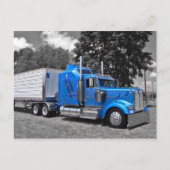 Kenwroth W900L blauw Briefkaart (Voorkant)