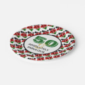 KENYA 50 en absoluut verbluffend feest Papieren Bordje (Gekanteld)