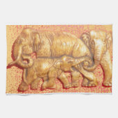 Kenya Beauful animal safari-olifanten Theedoek (Horizontaal)