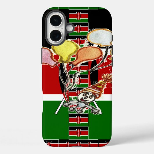 Kenya Birthday Case-Mate iPhone Case (Achterkant)