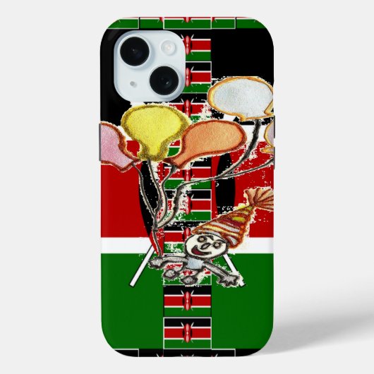 Kenya Birthday Case-Mate iPhone Case (Achterkant)