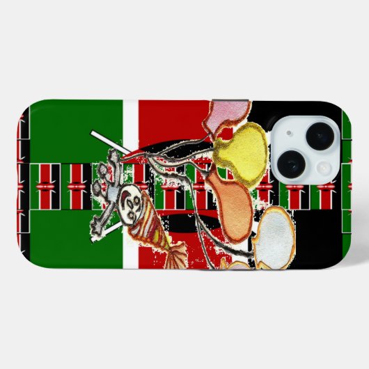 Kenya Birthday Case-Mate iPhone Case (Achterkant (horizontaal))