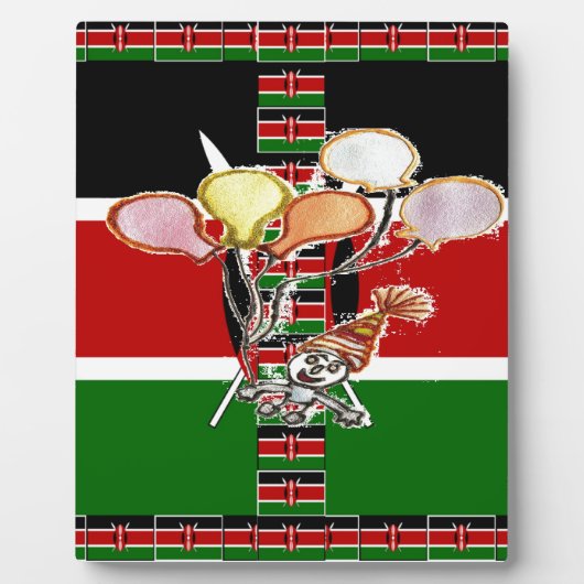 Kenya Birthday Fotoplaat (Voorkant)