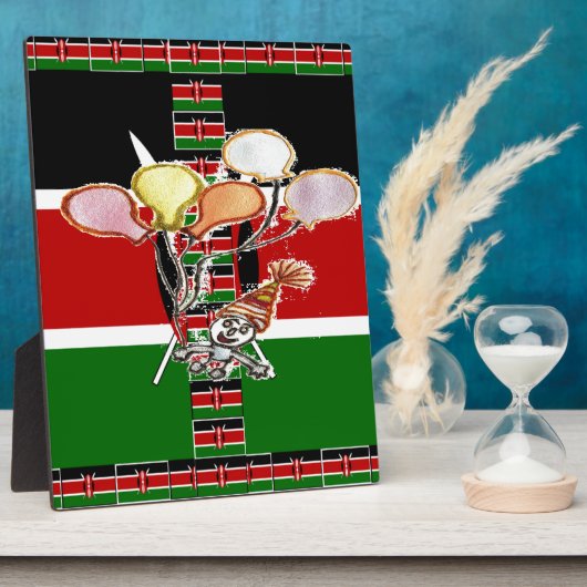 Kenya Birthday Fotoplaat (Zijkant)