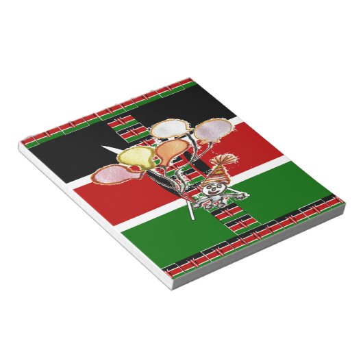 Kenya Birthday Notitieblok (Schuin)