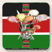 Kenya Birthday Onderzetter (Voorkant)