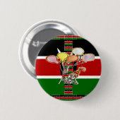 Kenya Birthday Ronde Button 5,7 Cm (Voorkant /achterkant)
