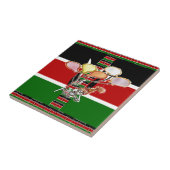 Kenya Birthday Tegeltje (Zijkant)