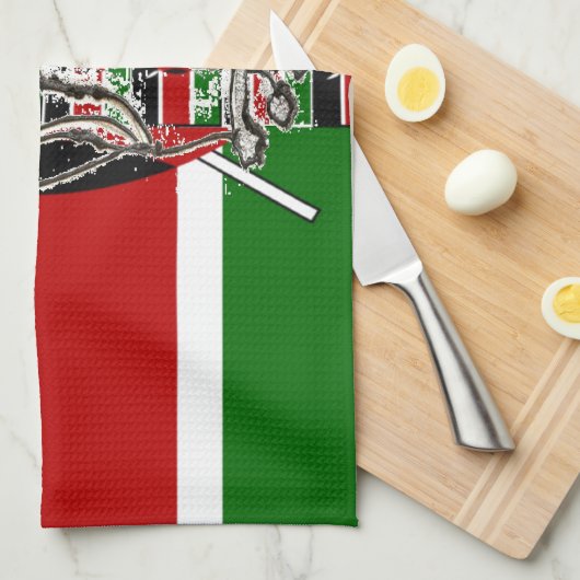 Kenya Birthday Theedoek (Quarter Fold)