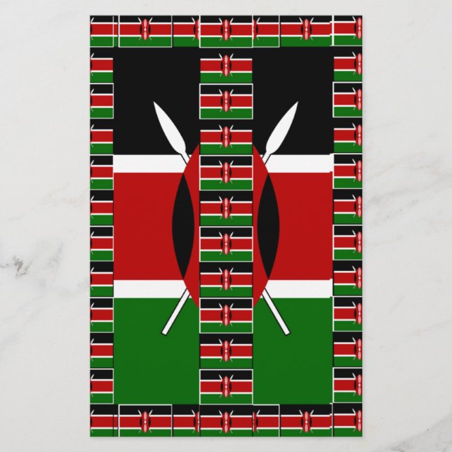 Kenya Black red green (Voorkant)