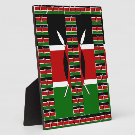 Kenya Black red green Fotoplaat (Zijkant)