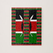 Kenya Black red green Legpuzzel (Verticaal)
