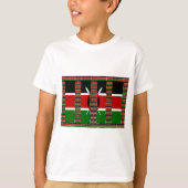 Kenya Black red green T-shirt (Voorkant)