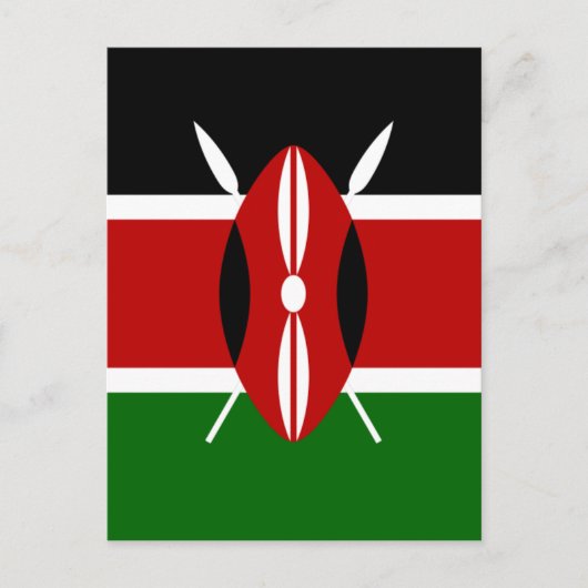 kenya briefkaart (Voorkant)