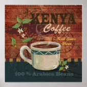 Kenya Coffee Poster (Voorkant)