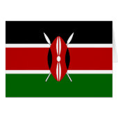 Kenya Flag (Voorkant Horizontaal)