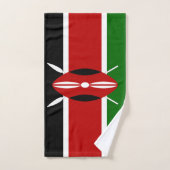 Kenya Flag Bad Handdoek (Handdoek)