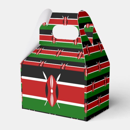 Kenya Flag Bedankdoosjes (Voorkant Zijde)
