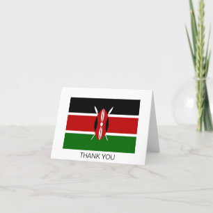 Kenya Flag Bedankkaart