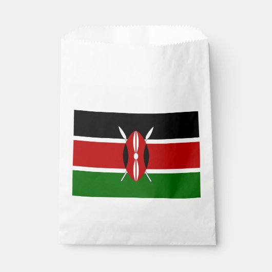 Kenya Flag Bedankzakje (Voorkant)