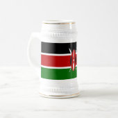 Kenya Flag Bierpul (Voorkant links)