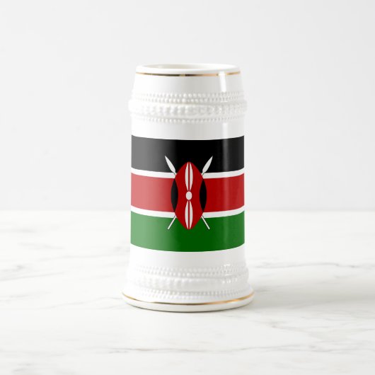 Kenya Flag Bierpul (Center)