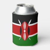 Kenya Flag Blikjeskoeler (Blikje Voorkant)